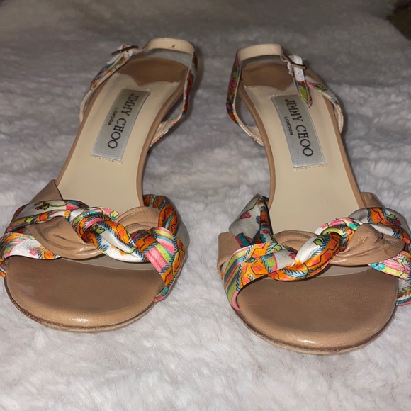 Jimmy Choo shoes, multi color, size 37 1/2 - Picture 1 of 4